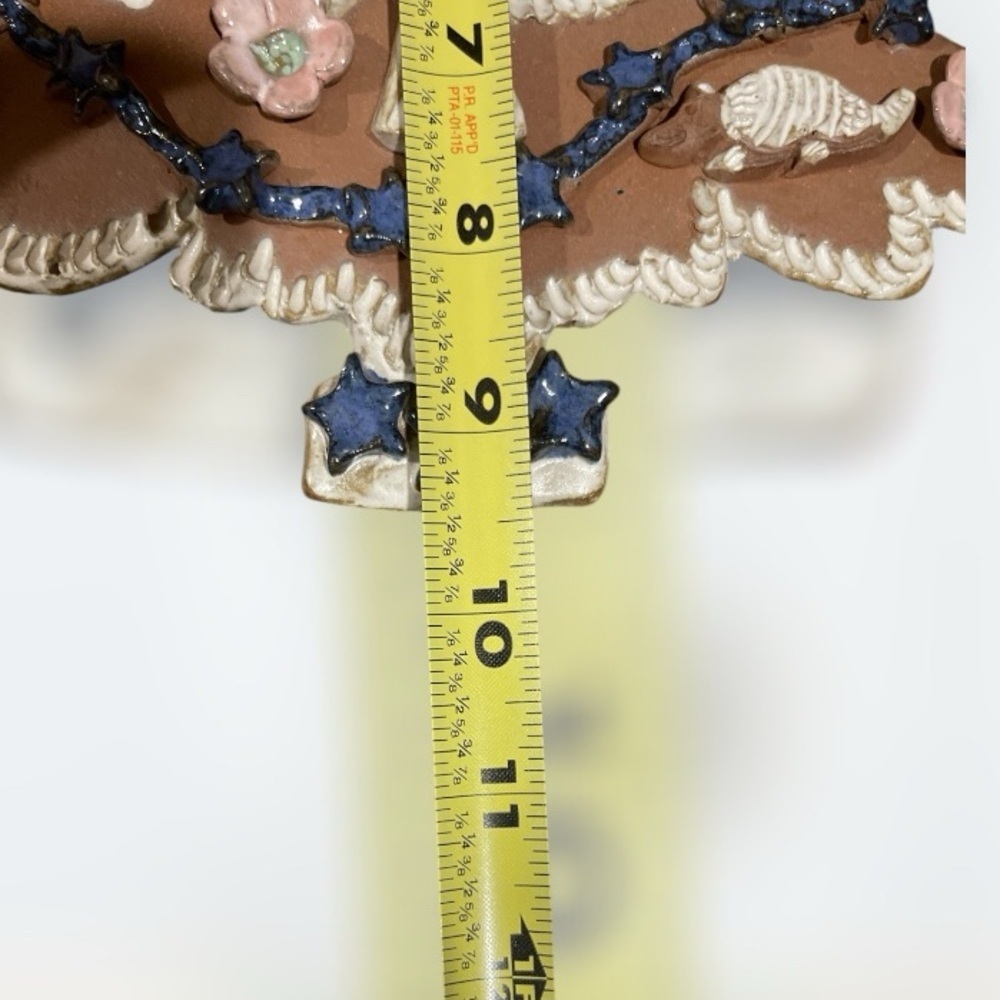 Unique McTee Clay  Large 9.5” Texas Themed Christmas Tree Ornament or Wall Decor - Picture 5 of 6